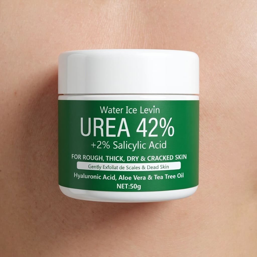 Crema piedi Urea 42%, trattamento intensivo per talloni screpolati, idratazione profonda, pelle secca e calli, piedi morbidi e curati