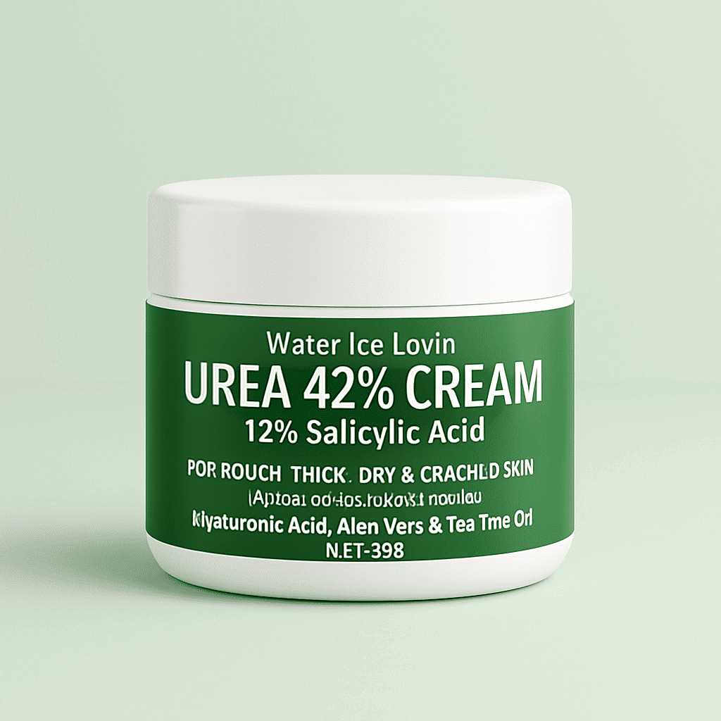 Crema piedi Urea 42%, trattamento intensivo per talloni screpolati, idratazione profonda, pelle secca e calli, piedi morbidi e curati