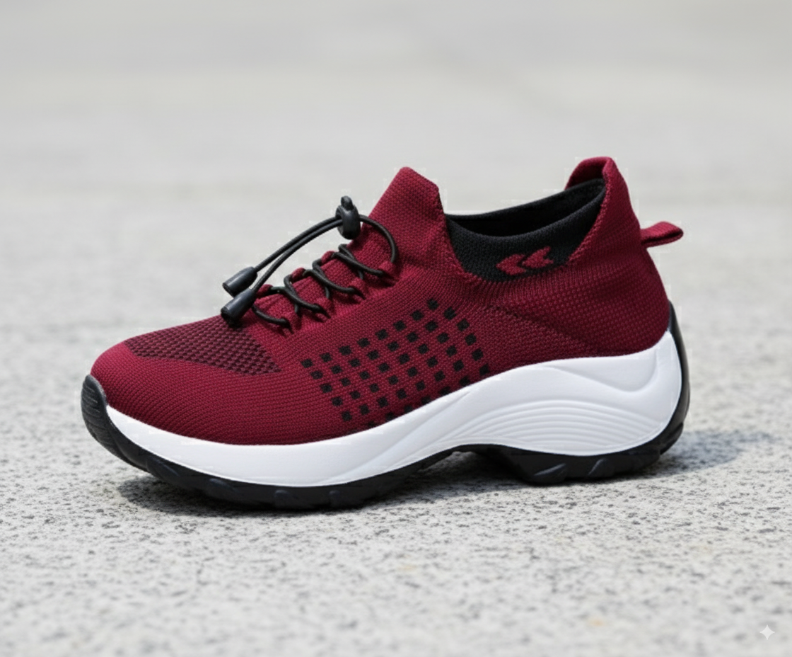 Sneakers ortopediche donna Fashion OrthoWalk, comfort quotidiano, supporto postura, stile elegante e moderno, scarpe comode per piedi sensibili