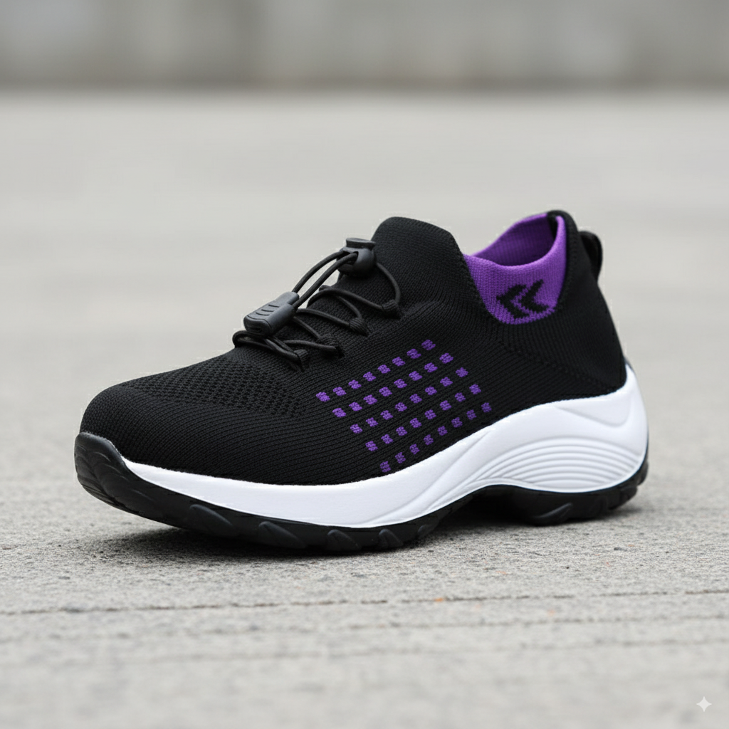 Sneakers ortopediche donna Fashion OrthoWalk, comfort quotidiano, supporto postura, stile elegante e moderno, scarpe comode per piedi sensibili