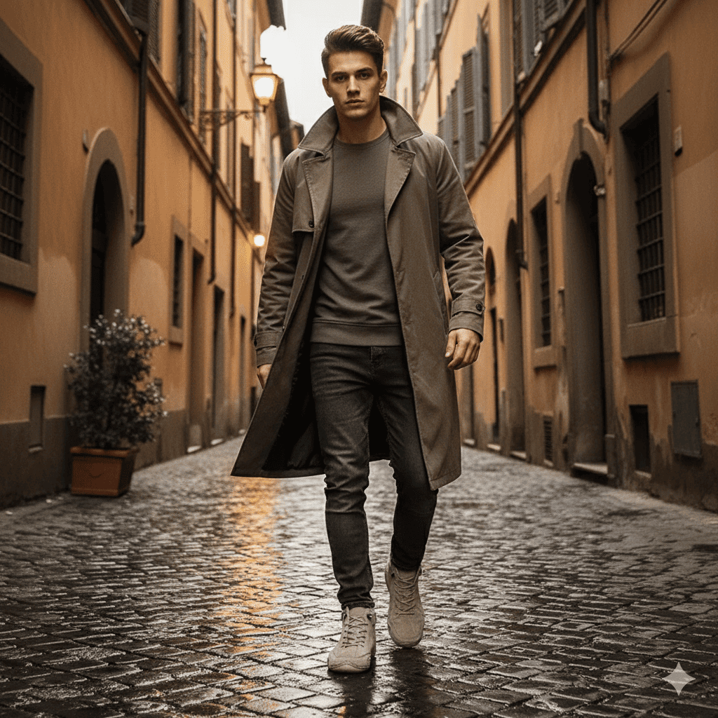 LDECK sneaker ortopedico uomo, comoda e traspirante, supporto per postura e piedi, stile sportivo ed elegante per benessere quotidiano