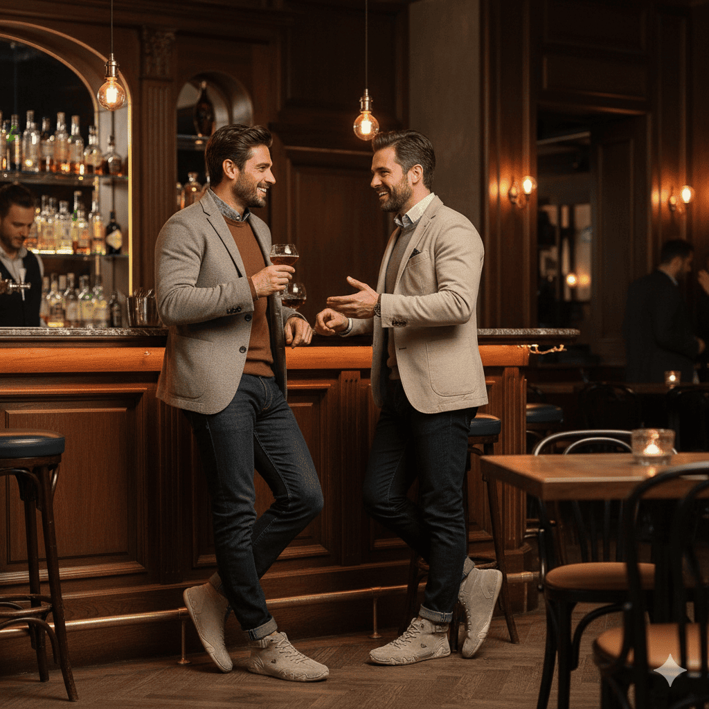 LDECK sneaker ortopedico uomo, comoda e traspirante, supporto per postura e piedi, stile sportivo ed elegante per benessere quotidiano