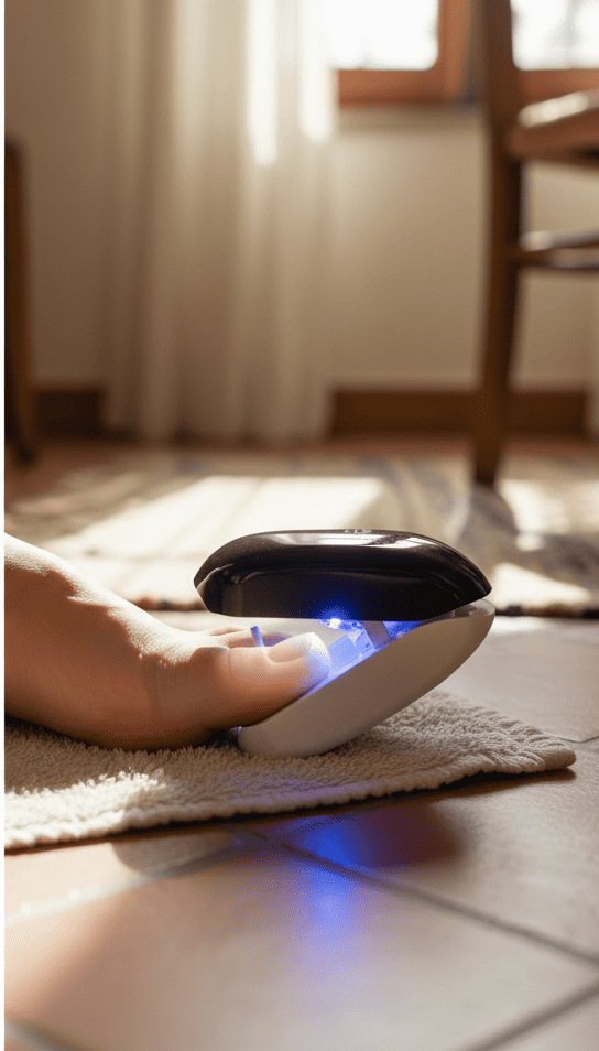 LaserNail dispositivo laser anti‑fungine per unghie dei piedi – terapia LLLT per onicomicosi, eliminazione del fungo, unghie più sane
