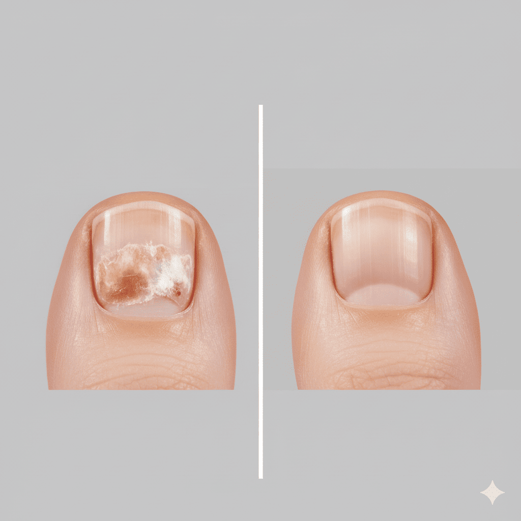 LaserNail dispositivo laser anti‑fungine per unghie dei piedi – terapia LLLT per onicomicosi, eliminazione del fungo, unghie più sane