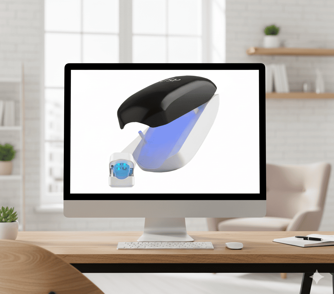 LaserNail dispositivo laser anti‑fungine per unghie dei piedi – terapia LLLT per onicomicosi, eliminazione del fungo, unghie più sane