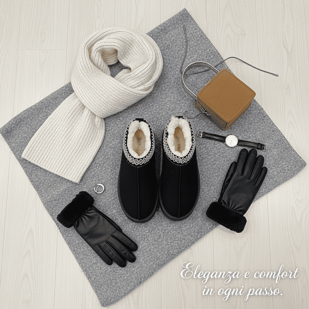 OrthoCozy stivaletti ortopedici donna, caldi e alla moda, supporto postura, comfort invernale, ideali per piedi sensibil