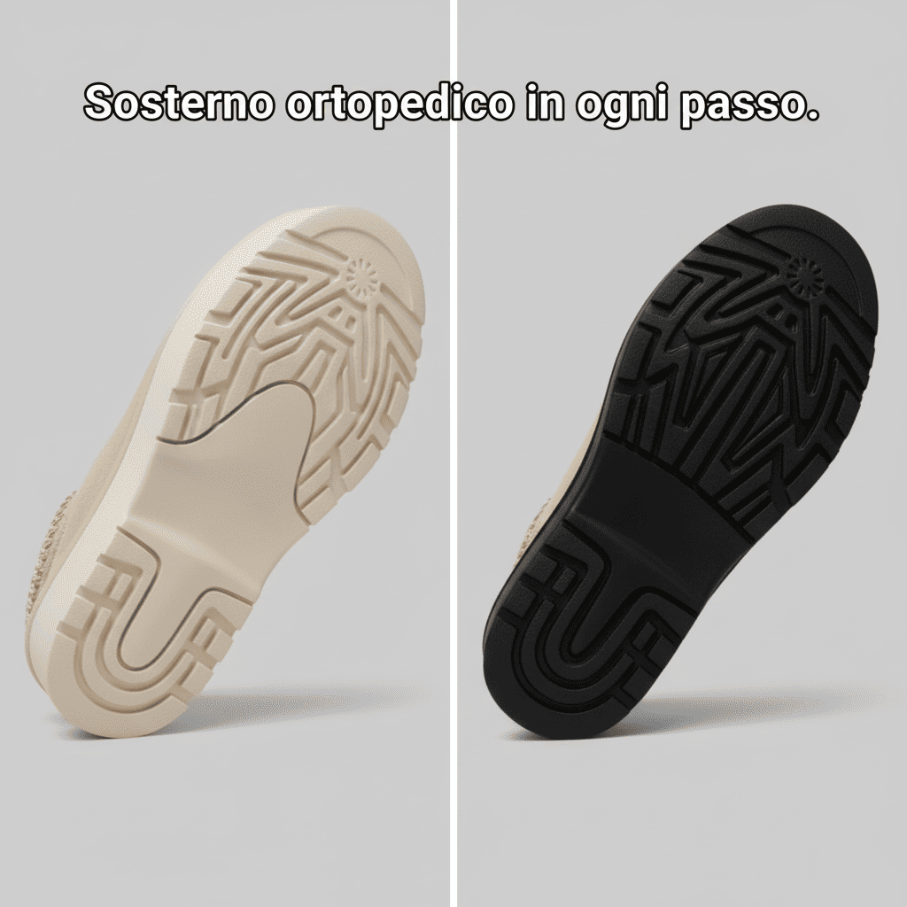 OrthoCozy stivaletti ortopedici donna, caldi e alla moda, supporto postura, comfort invernale, ideali per piedi sensibil