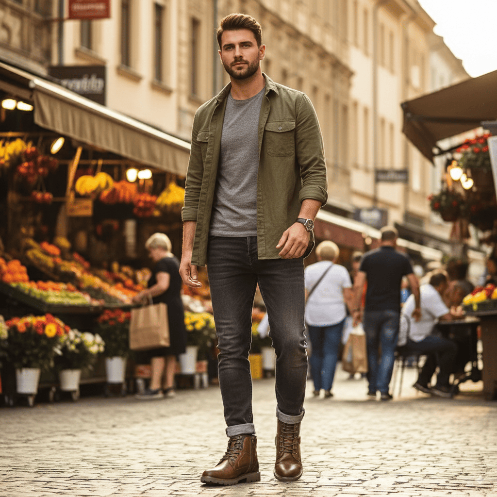 OrthoLeather stivali ortopedici uomo, supporto postura e arco plantare, eleganti e comodi, ideali per piedi sensibili e uso quotidiano