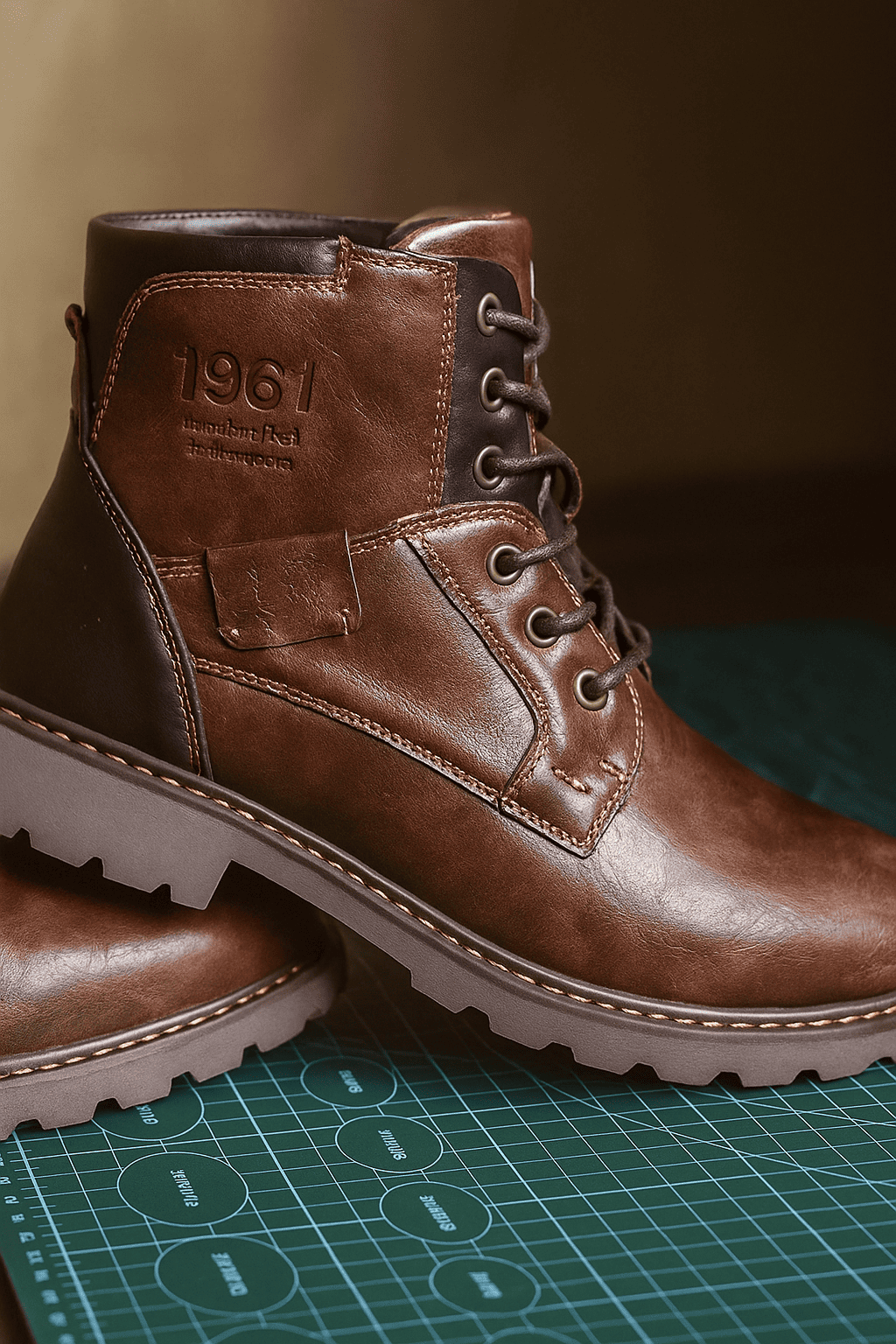 OrthoLeather stivali ortopedici uomo, supporto postura e arco plantare, eleganti e comodi, ideali per piedi sensibili e uso quotidiano