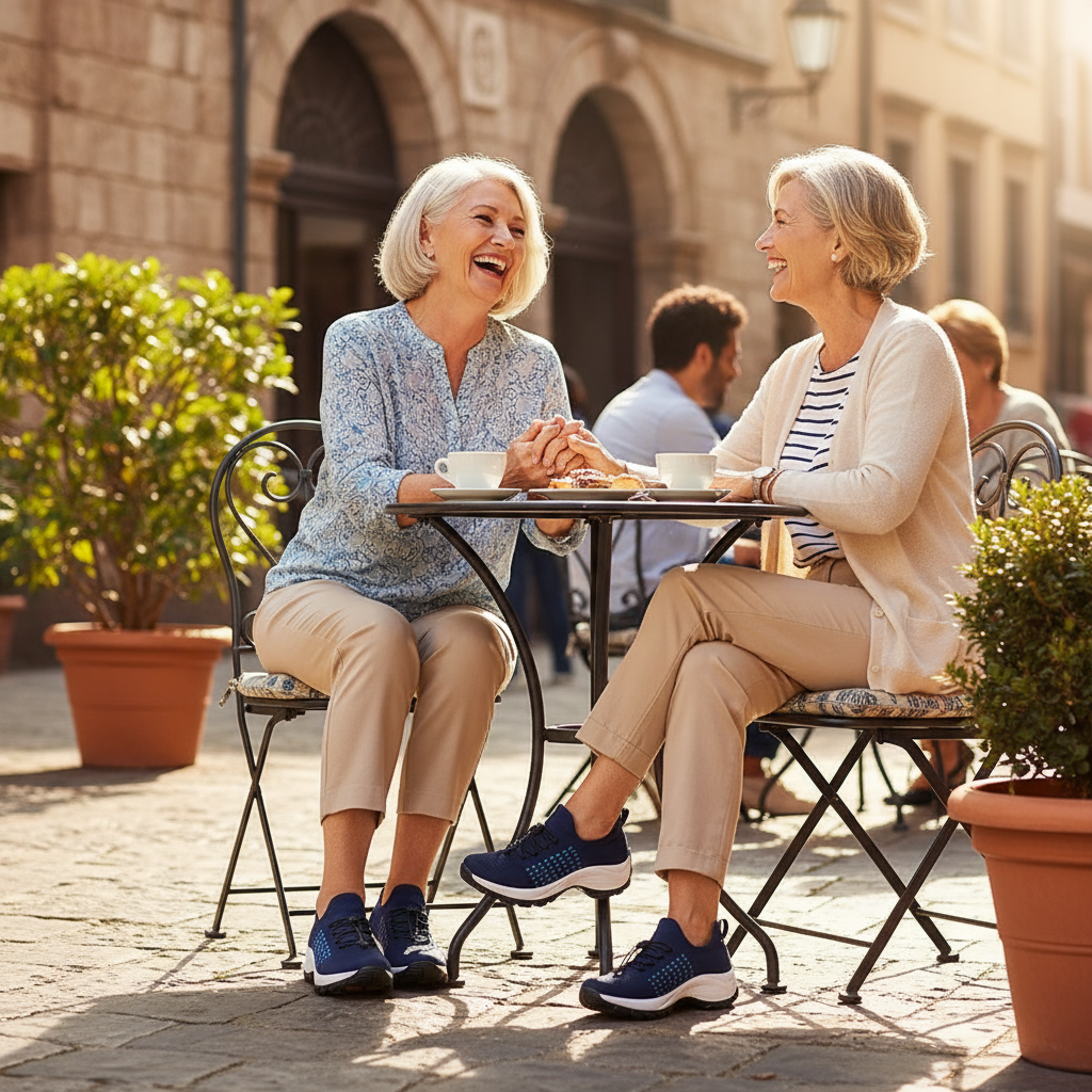 Sneakers ortopediche donna Fashion OrthoWalk, comfort quotidiano, supporto postura, stile elegante e moderno, scarpe comode per piedi sensibili