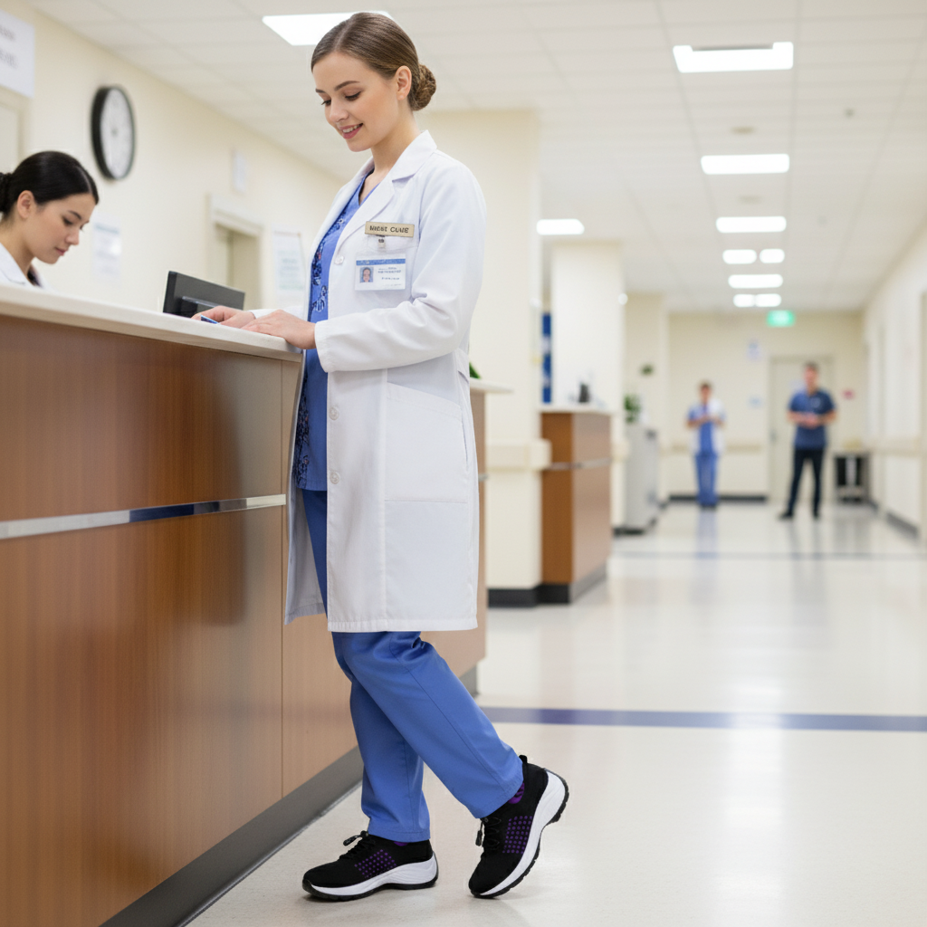 Sneakers ortopediche donna Fashion OrthoWalk, comfort quotidiano, supporto postura, stile elegante e moderno, scarpe comode per piedi sensibili