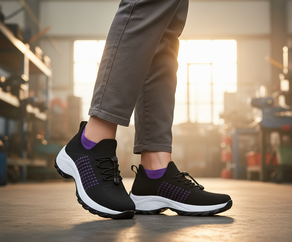 Sneakers ortopediche donna Fashion OrthoWalk, comfort quotidiano, supporto postura, stile elegante e moderno, scarpe comode per piedi sensibili