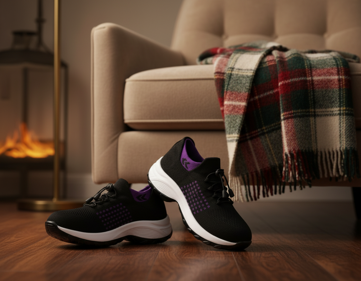 Sneakers ortopediche donna Fashion OrthoWalk, comfort quotidiano, supporto postura, stile elegante e moderno, scarpe comode per piedi sensibili