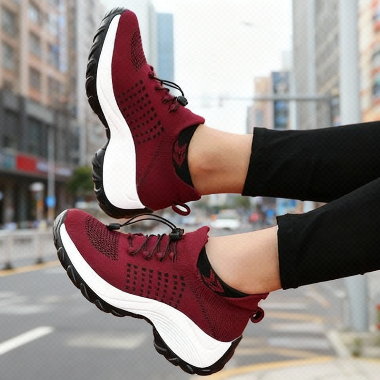 Sneakers ortopediche donna Fashion OrthoWalk, comfort quotidiano, supporto postura, stile elegante e moderno, scarpe comode per piedi sensibili