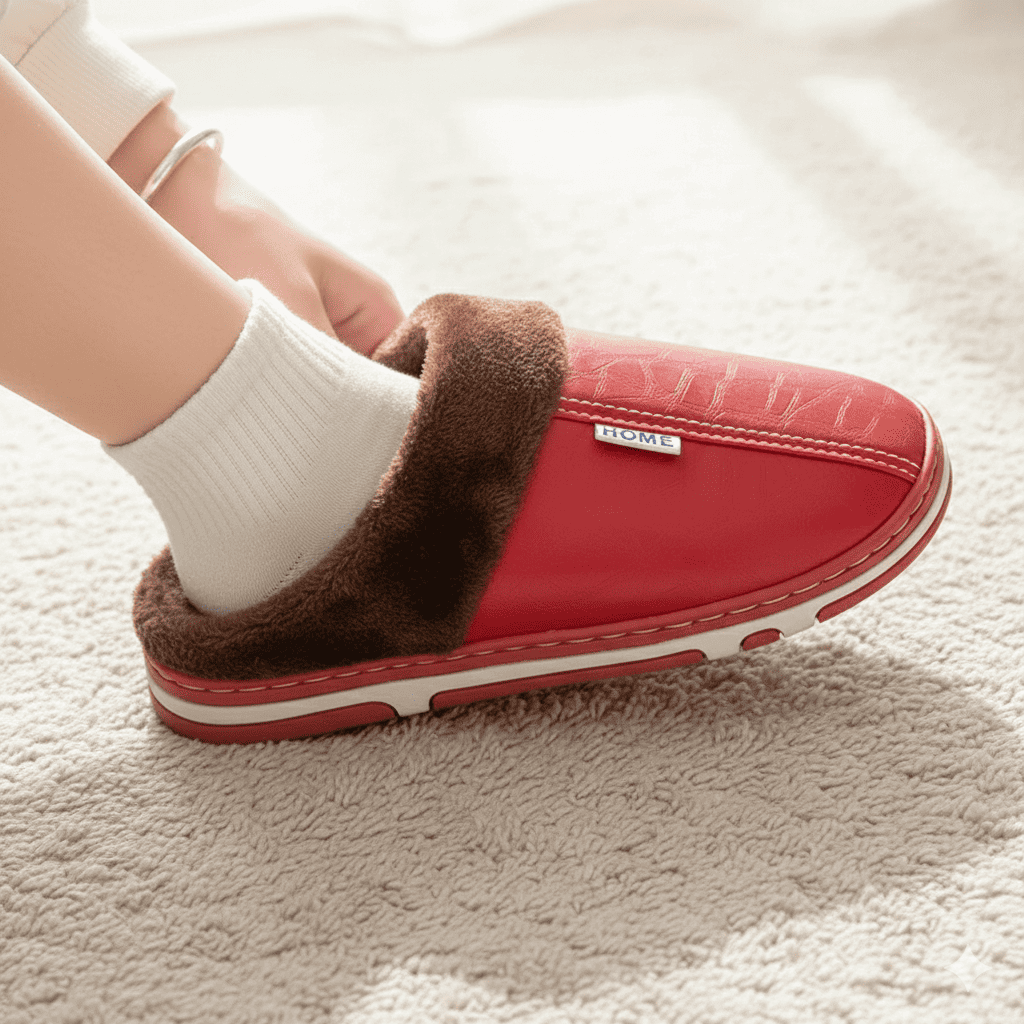 OrthoWarm pantofole ortopediche donna, calde e comode, supporto per postura, suola antiscivolo, ideali per casa e relax