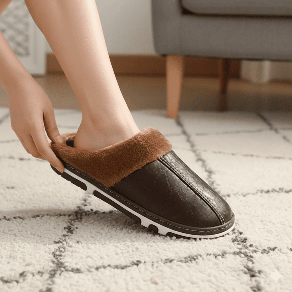 OrthoWarm pantofole ortopediche donna, calde e comode, supporto per postura, suola antiscivolo, ideali per casa e relax