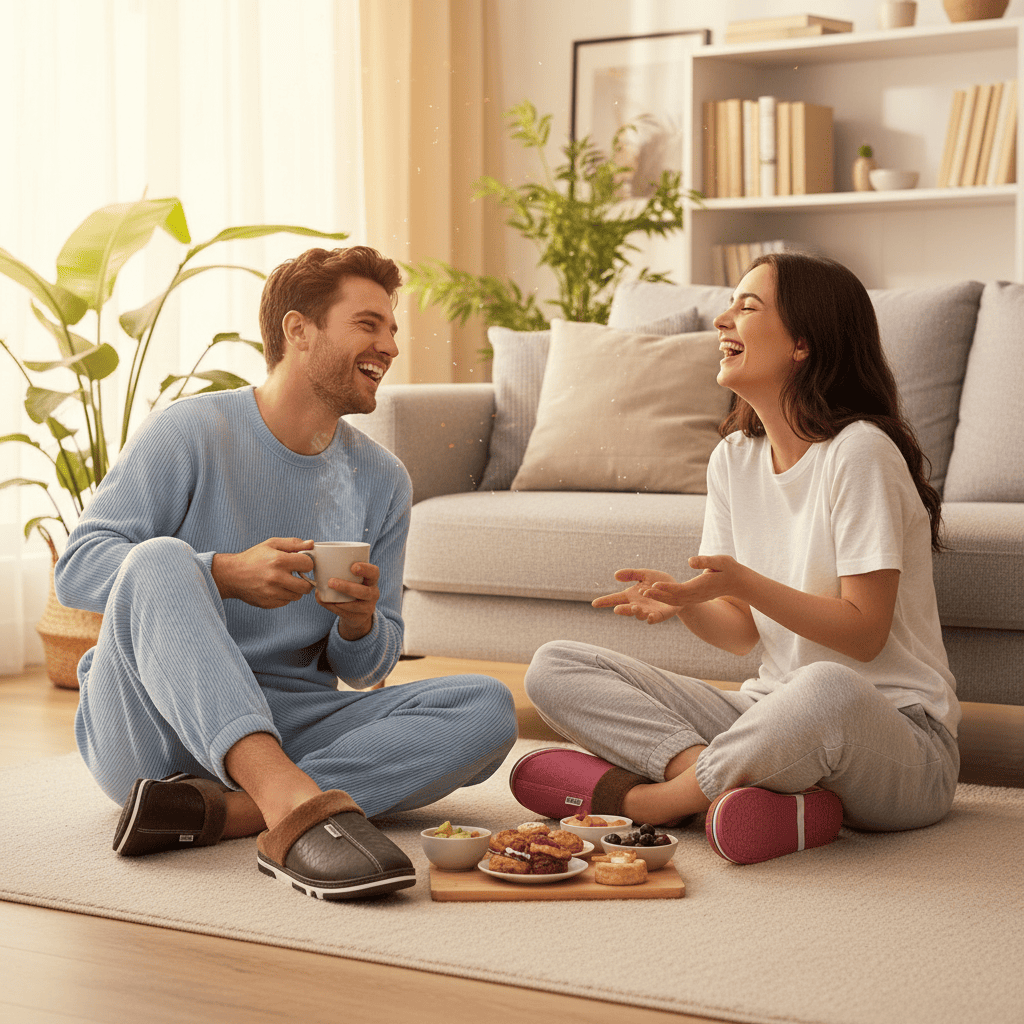 OrthoWarm pantofole ortopediche donna, calde e comode, supporto per postura, suola antiscivolo, ideali per casa e relax