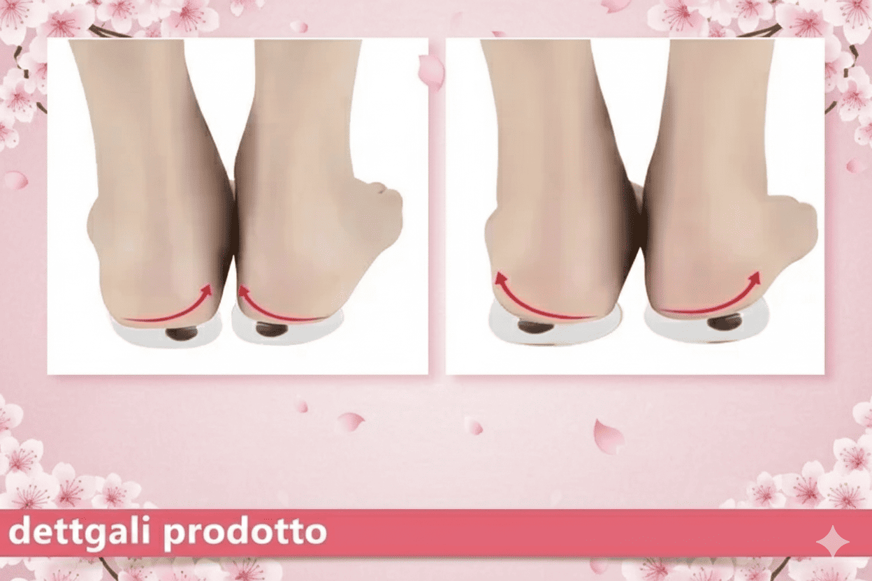 Orthotic Insoles solette ortopediche magnetiche per correzione gambe O/X, supporto plantare, allineamento postura, sollievo dolore pied