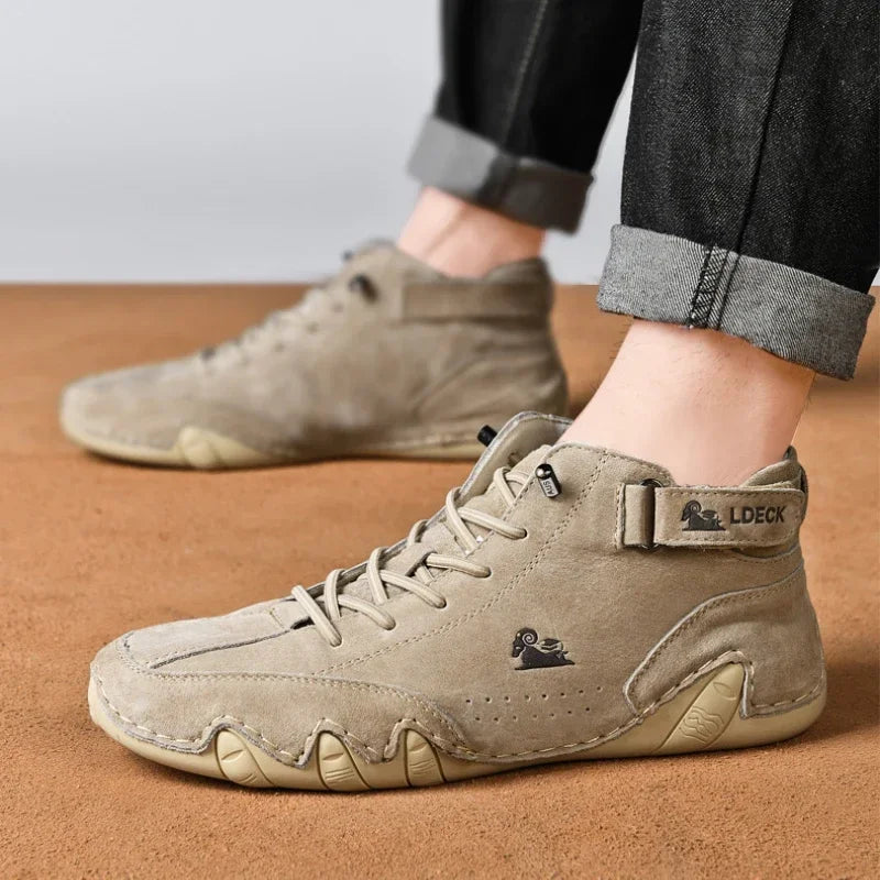 LDECK sneaker ortopedico uomo, comoda e traspirante, supporto per postura e piedi, stile sportivo ed elegante per benessere quotidiano